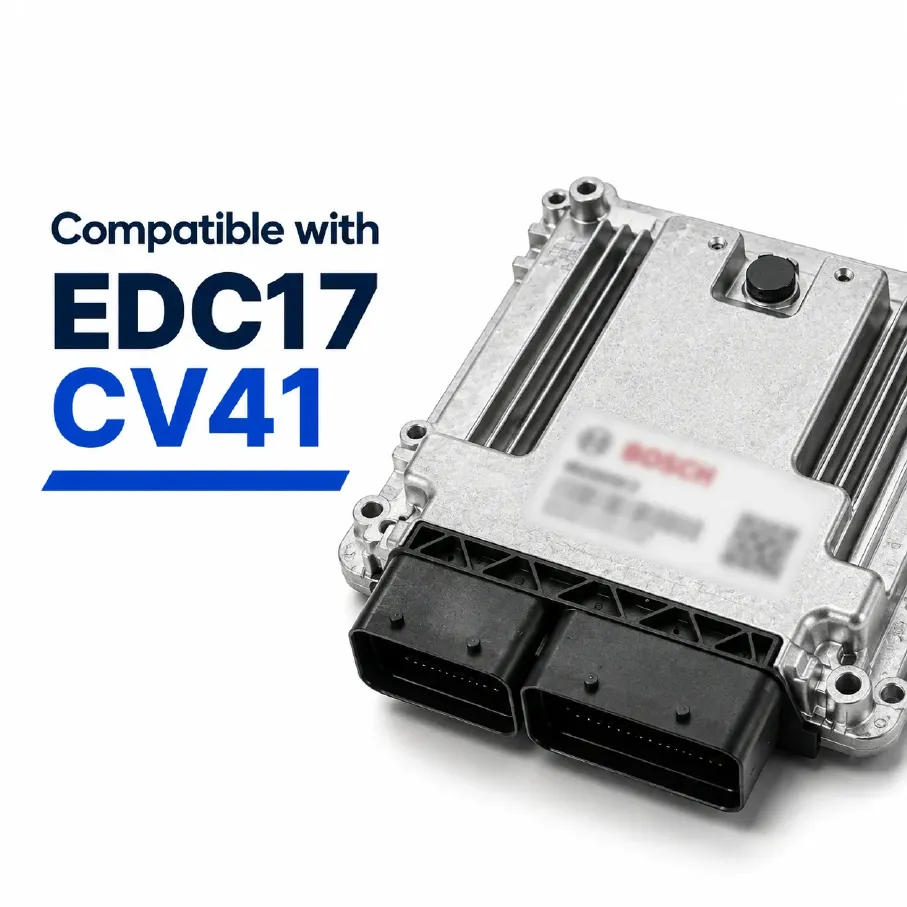 Compatible with EDC17CV41 — Bosch engine control unit supported by the Lavanis SCR-One emulator